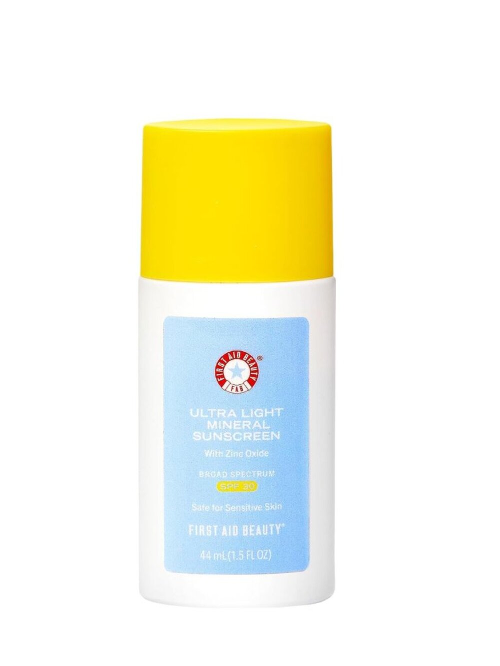First Aid Beauty - Weightless Liquid Mineral Sunscreen with Zinc Oxide Broad